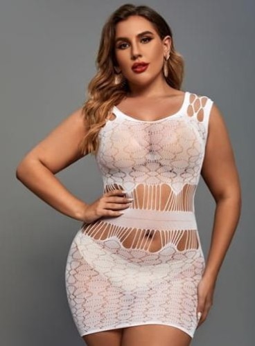 Bodystocking plus size MOD.L1666