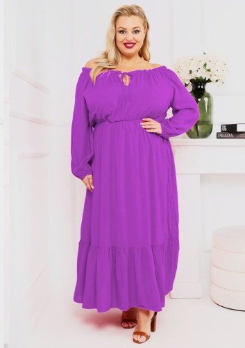 Sukienka plus size maxi hiszpanka ( r. 48-54) 