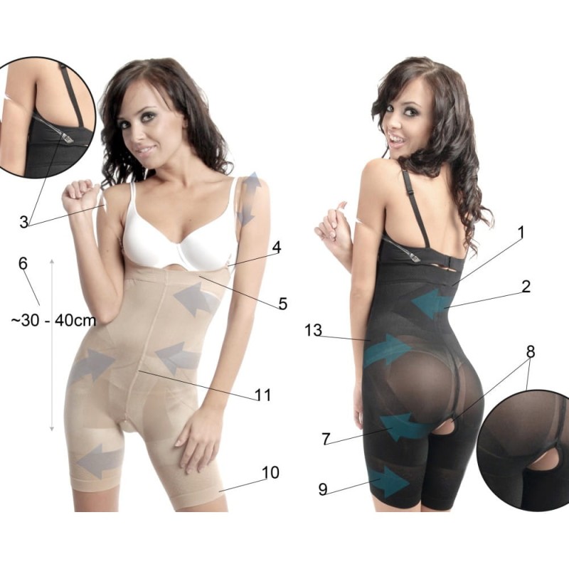 Gorset wyszczuplający Slim Comfort SIZE PLUS mod 03000