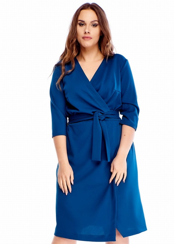 Kopertowa sukienka plus size KIM ( r. 44-52)