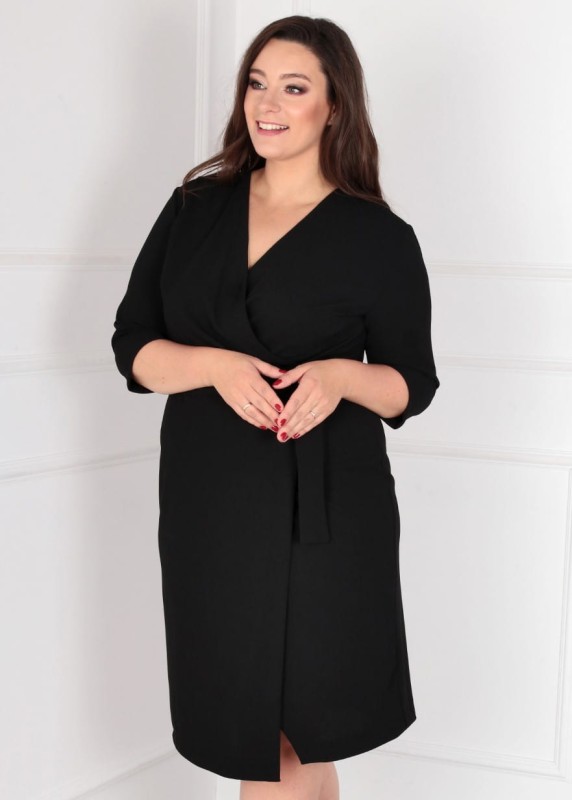 Kopertowa sukienka plus size KIM( r. 44-52)