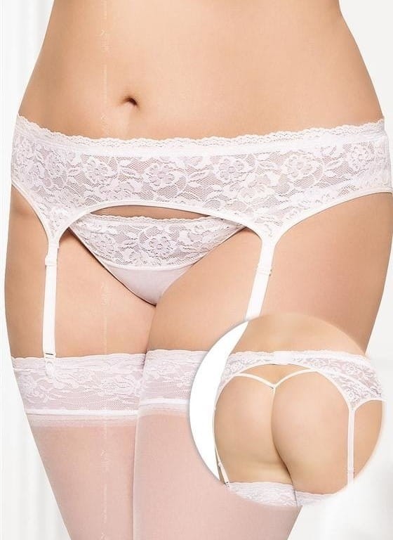 PAS DO POŃCZOCH  plus size XXL + STRINGI XXL model 3305