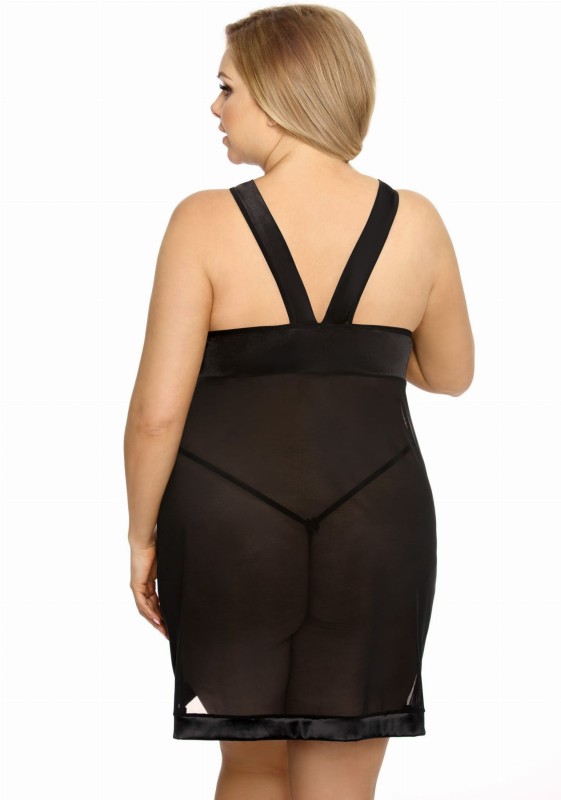 SEXOWNA KOSZULKA PLUS SIZE SAMARA + stringi XXL  (r.44-56)