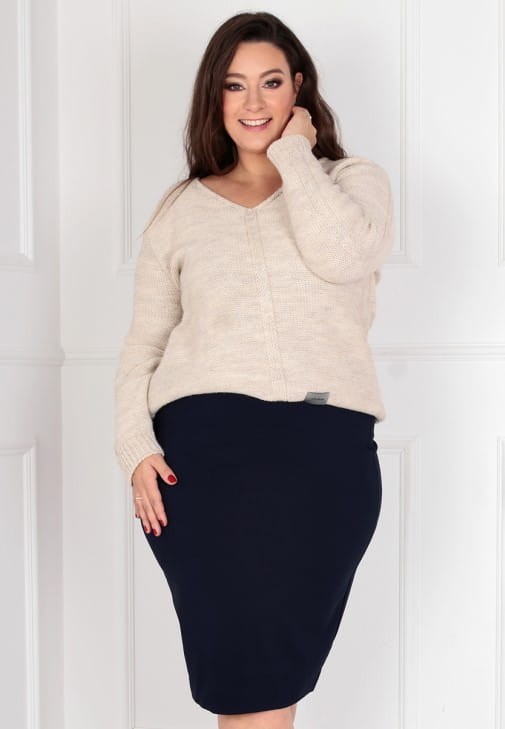 Spódnica ołówkowa plus size ( r.44-54)