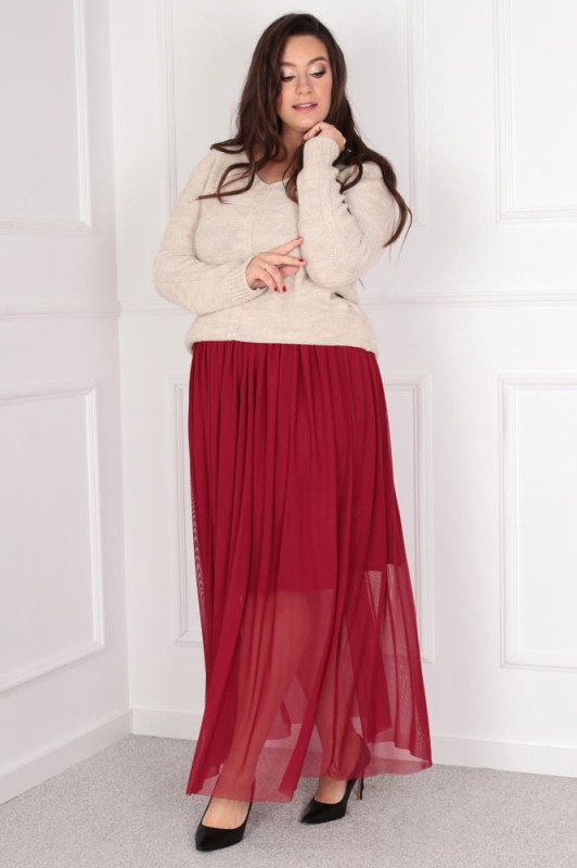 Spódnica MAXI plus size ( r. 44-56)