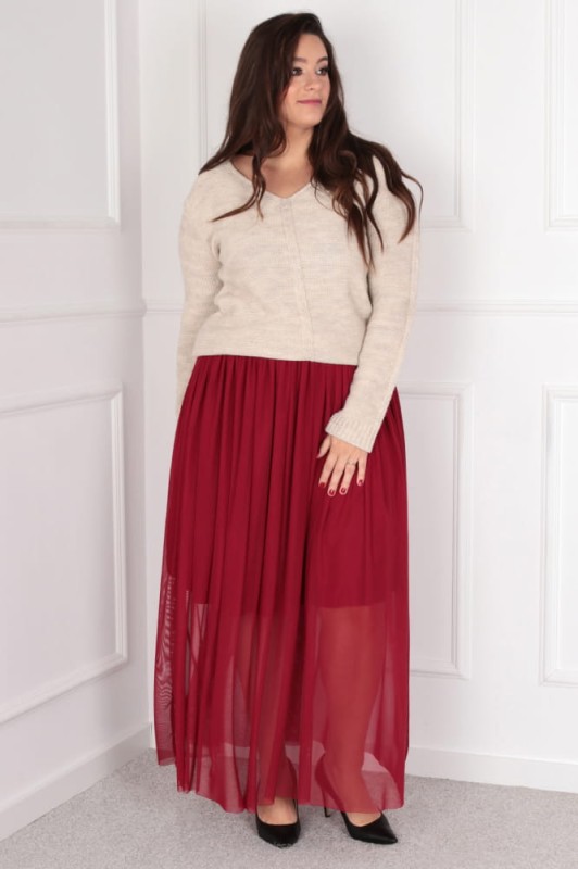 Spódnica MAXI plus size ( r. 44-56)