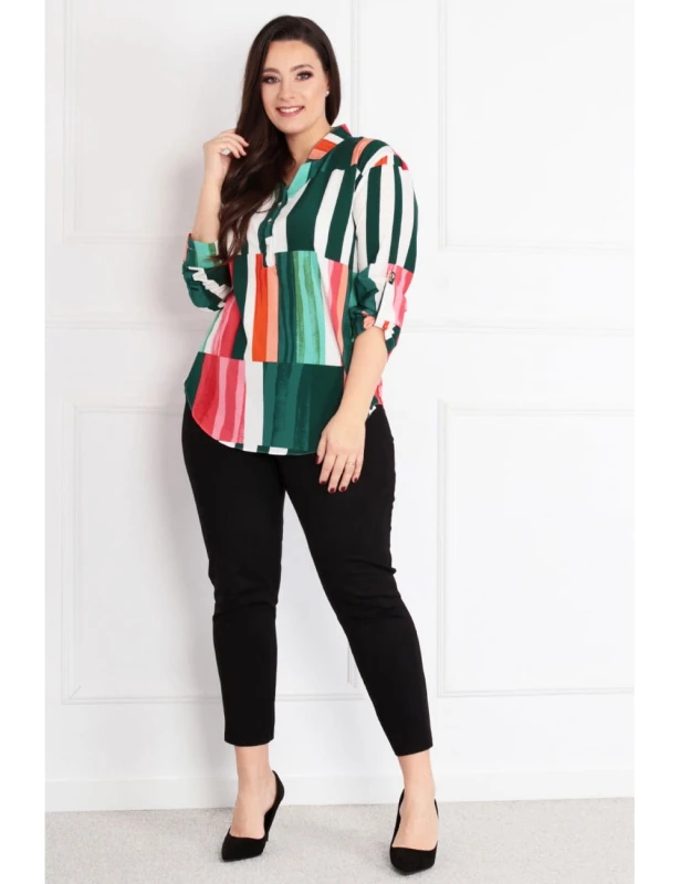 Modna bluzka plus size gloria -  dla puszystej XXL ( r.44-52) 