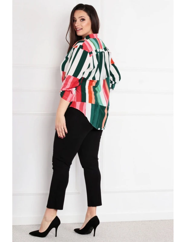 Modna bluzka plus size gloria -  dla puszystej XXL ( r.44-52) 