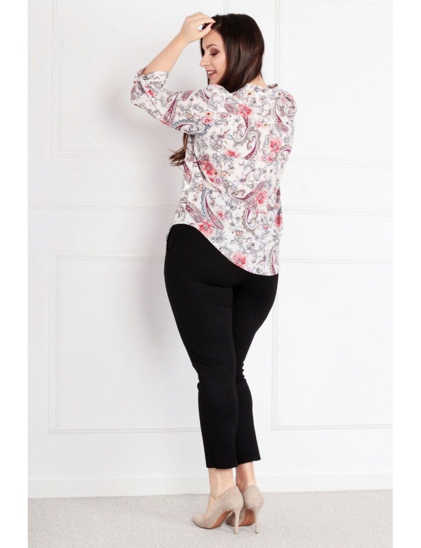 Modna bluzka plus size gloria-  dla puszystej XXL ( r.44-52)  