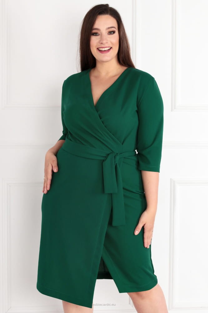 Kopertowa sukienka plus size KIM  ( r. 44-52) 