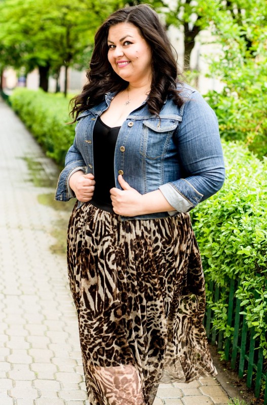 Spódnica MAXI plus size ( r. 44-56)  