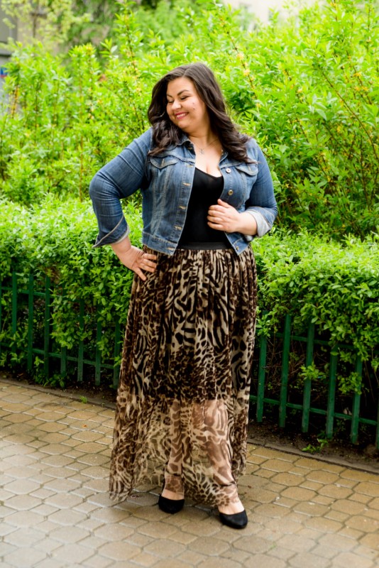 Spódnica MAXI plus size ( r. 44-56)  