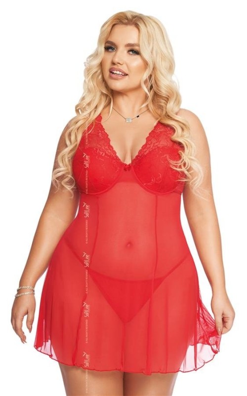 Koszulka plus size Berita + stringi XXL ( XL-3XL)