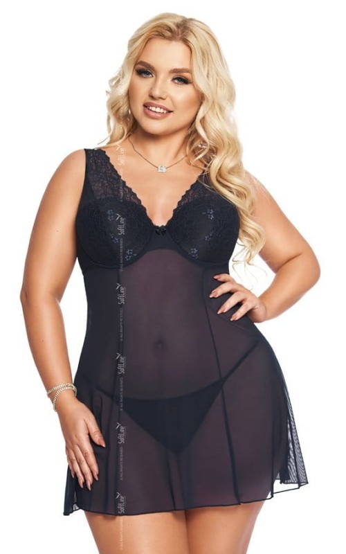Koszulka plus size Berita + stringi XXL ( XL-3XL) 