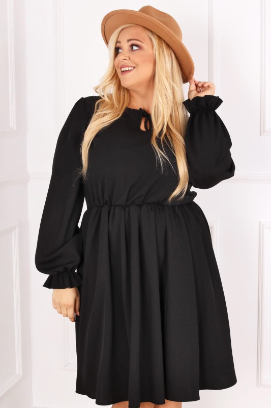 Sukienka PLUS SIZE  LOU -  duże rozmiary Plus Size ( r.44-52)