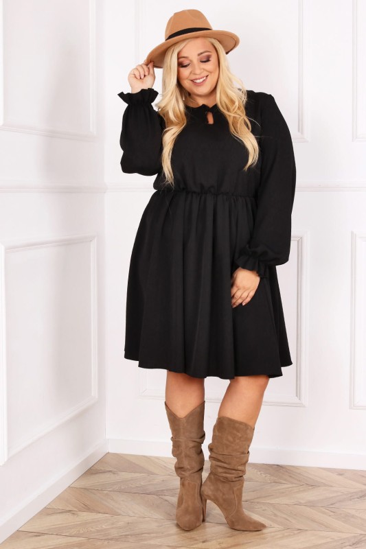 Sukienka PLUS SIZE  LOU -  duże rozmiary Plus Size ( r.44-52)