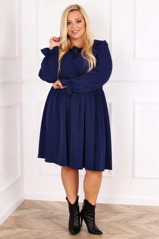 Sukienka PLUS SIZE  LOU -  duże rozmiary Plus Size ( r.44-52)