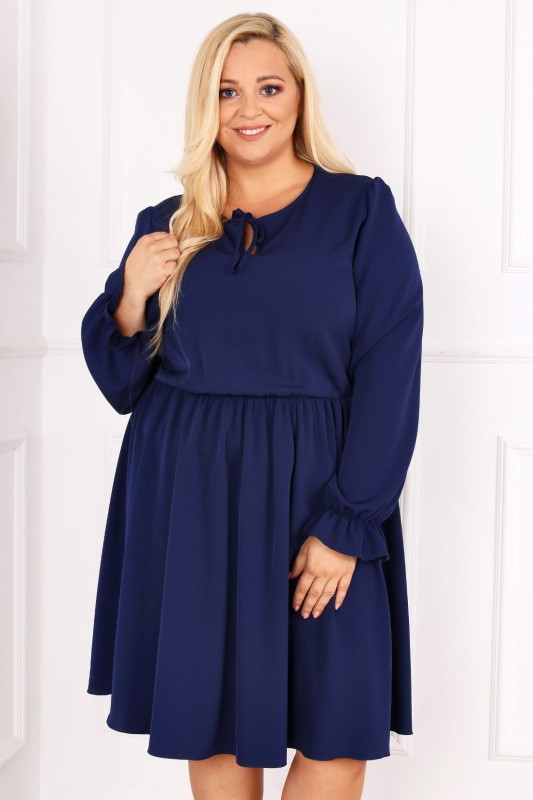 Sukienka PLUS SIZE  LOU -  duże rozmiary Plus Size ( r.44-52)