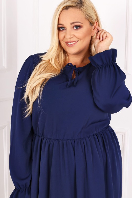 Sukienka PLUS SIZE  LOU -  duże rozmiary Plus Size ( r.44-52)