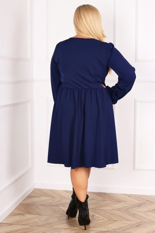 Sukienka PLUS SIZE  LOU -  duże rozmiary Plus Size ( r.44-52)