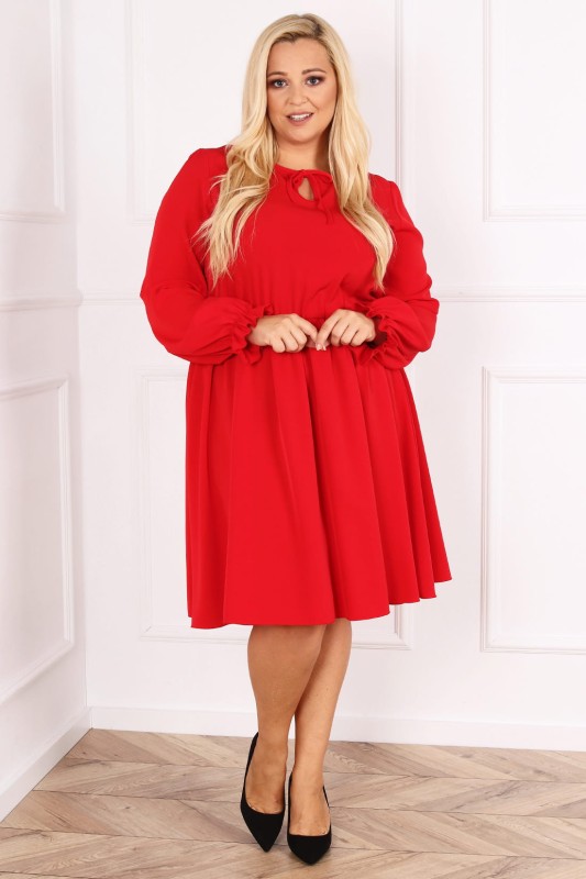 Sukienka PLUS SIZE  LOU -  duże rozmiary Plus Size ( r.44-52)
