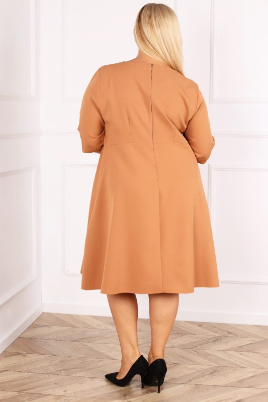 Trapezowa sukienka plus size HONEY ( r. 44-52)