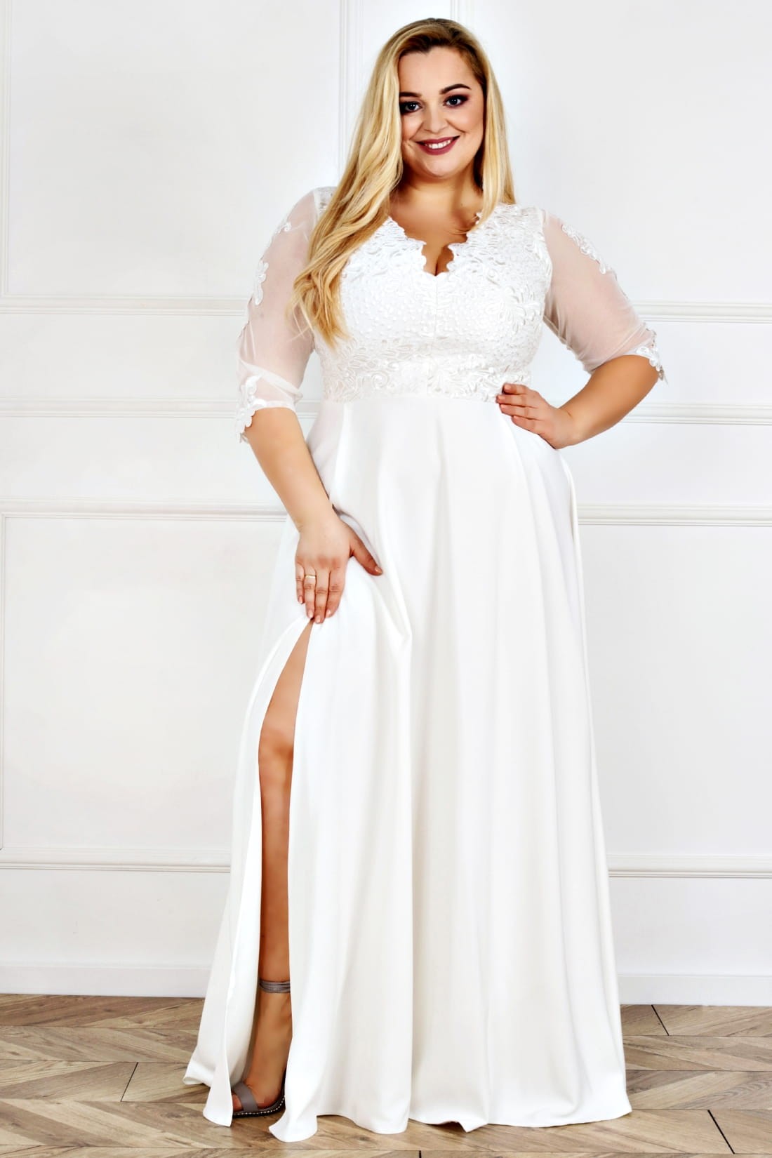 CARMEN II - SUKNIA ŚLUBNA PLUS SIZE ( R.44-54)