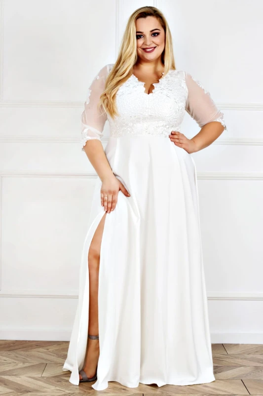 CARMEN II - SUKNIA ŚLUBNA PLUS SIZE ( R.44-54)