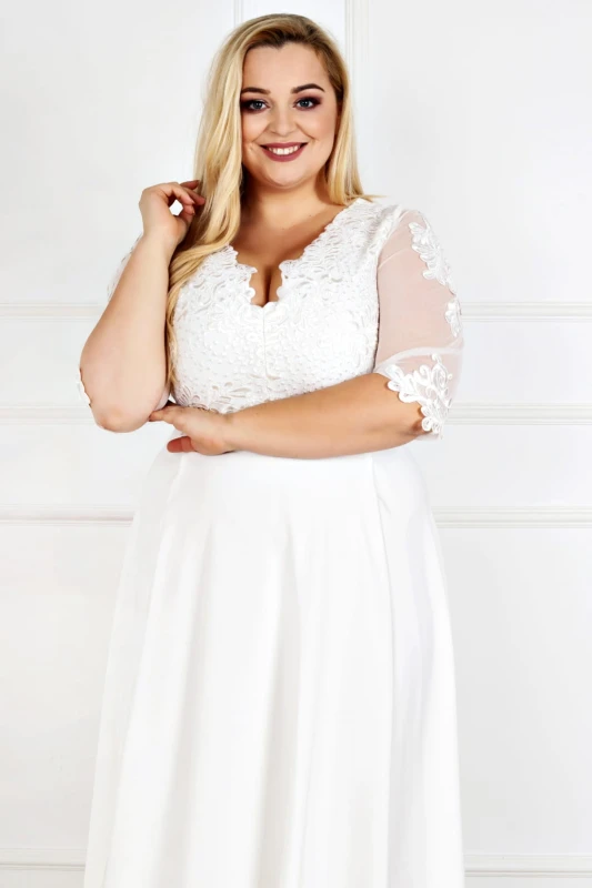 CARMEN II - SUKNIA ŚLUBNA PLUS SIZE ( R.44-54)