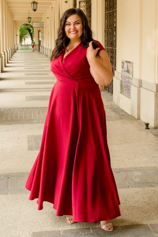 AFRODI butelkowa zieleń PLus Size ( r. 44-54) BESTSELLER