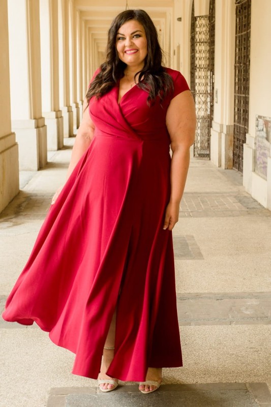 AFRODI butelkowa zieleń PLus Size ( r. 44-54) BESTSELLER