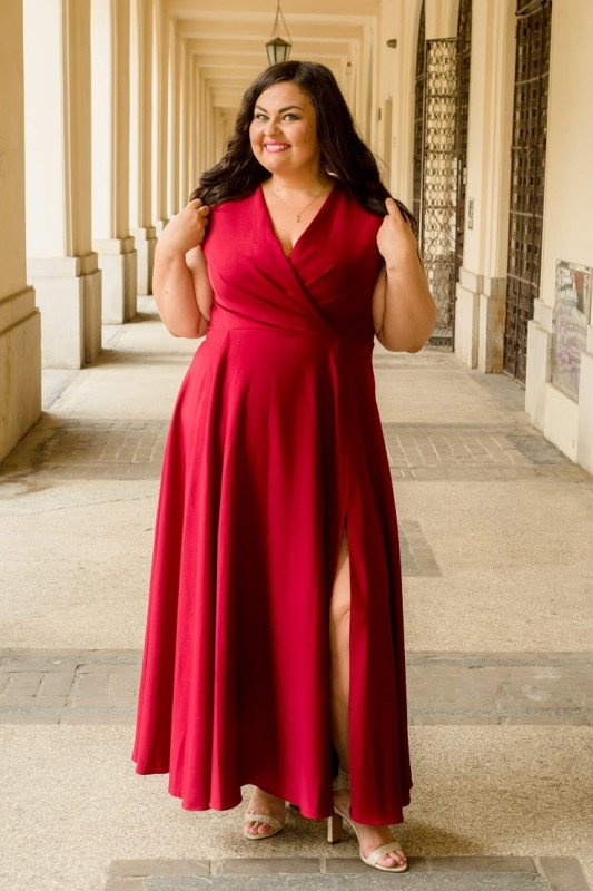 AFRODI butelkowa zieleń PLus Size ( r. 44-54) BESTSELLER