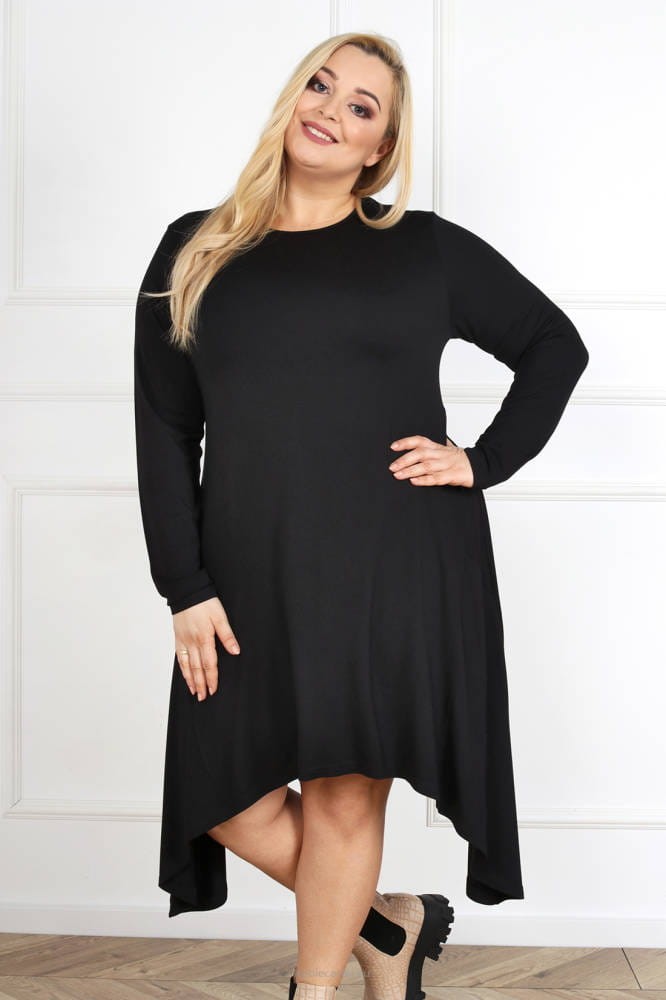 Sukienka asymetryczna plus size - KATE ( r.44-52)