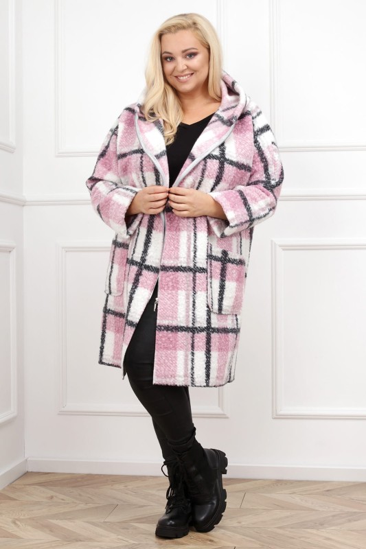 Płaszcz bukle plus size  ( r. 44-46)