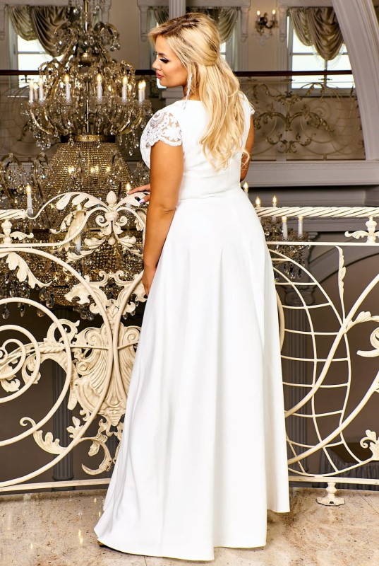 CRYSTAL - SUKNIA ŚLUBNA PLUS SIZE ( R.44-56) 