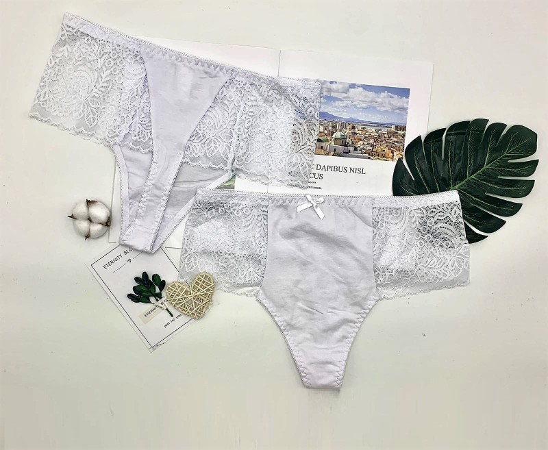 Koronkowe stringi plus size RIO  ( r. 44-54)  KOMPLET 