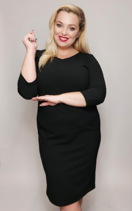 Sukienka plus size KLASIK ( r. 44-52) 