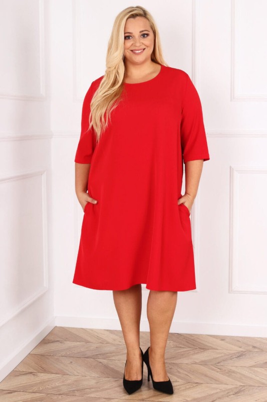 Sukienka PLUS SIZE CECILIA-  duże rozmiary Plus Size -  ( r.44-54)  