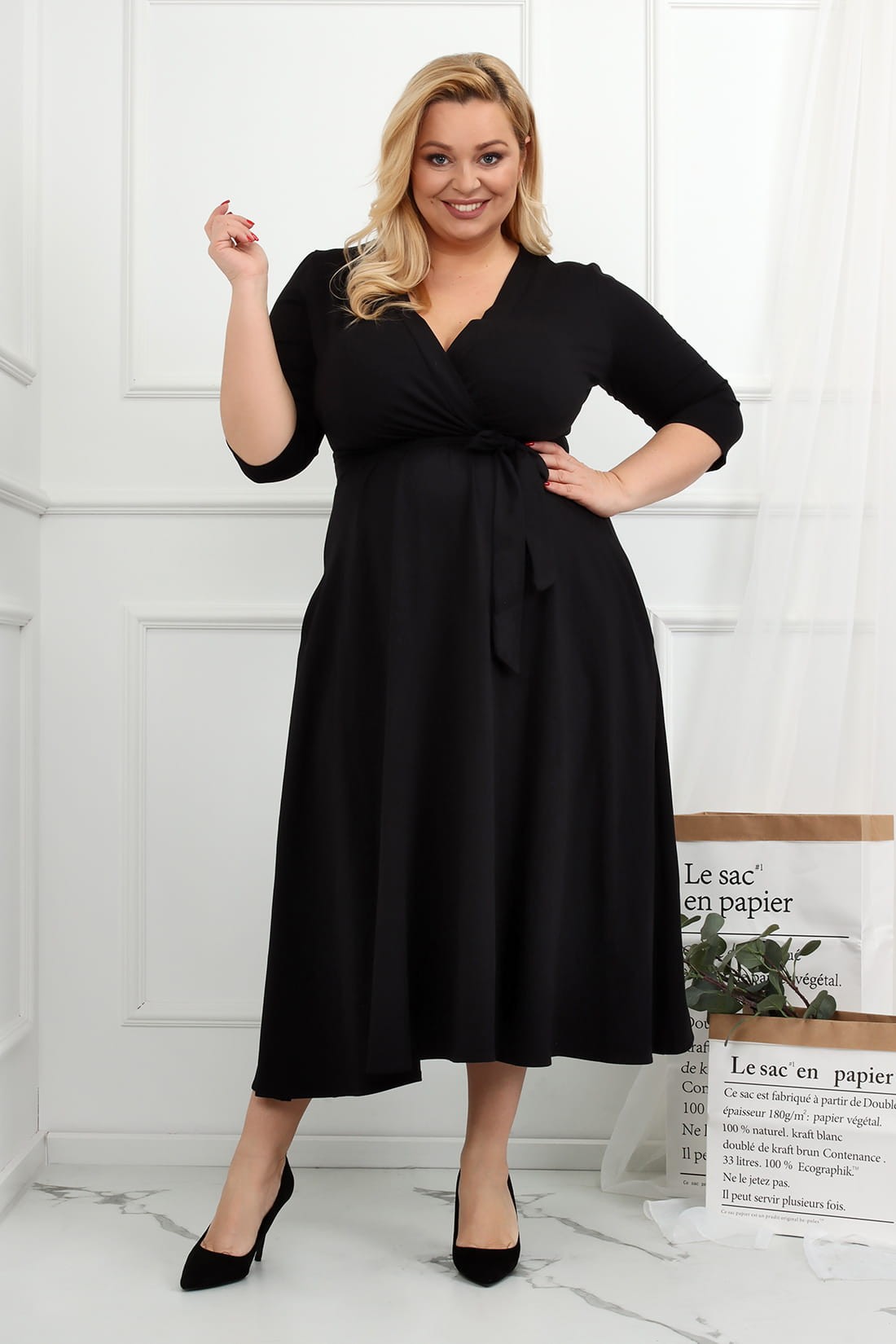 Sukienka plus size Dajos (r. 44-50)   