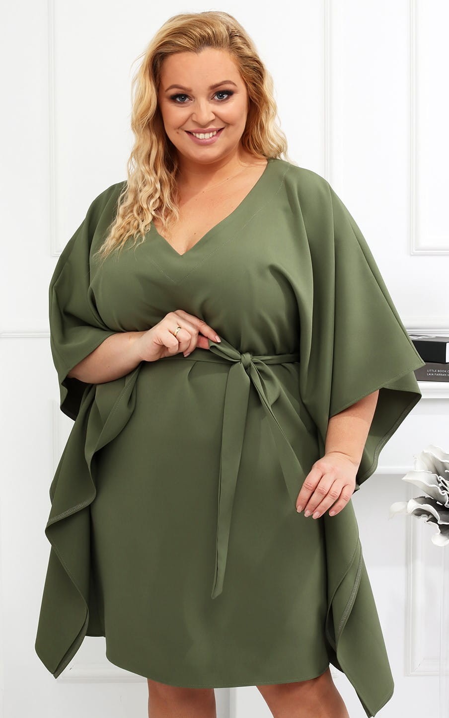 Sukienka plus size Nietoperz ( r. 44 do 60)  