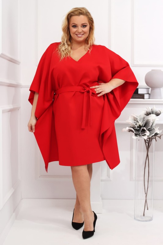 Sukienka plus size Nietoperz ( r. 44 do 60)