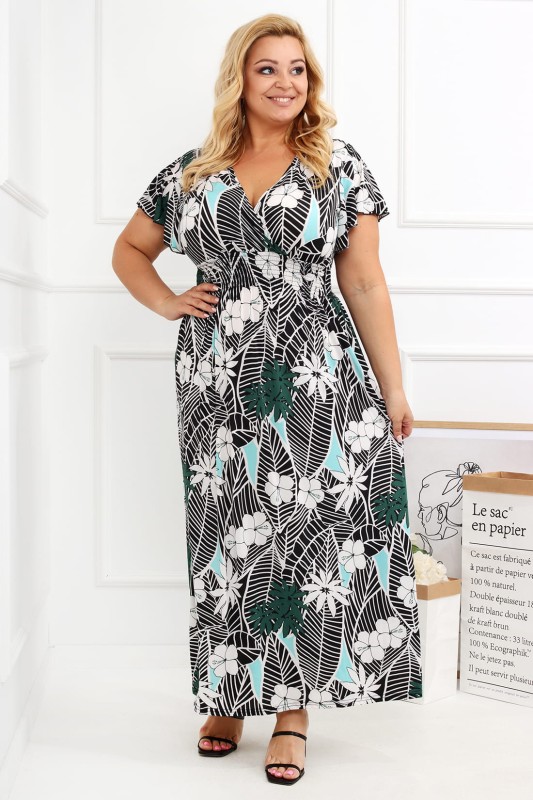 Sukienka maxi plus size Lasti ( r. 44-52)   