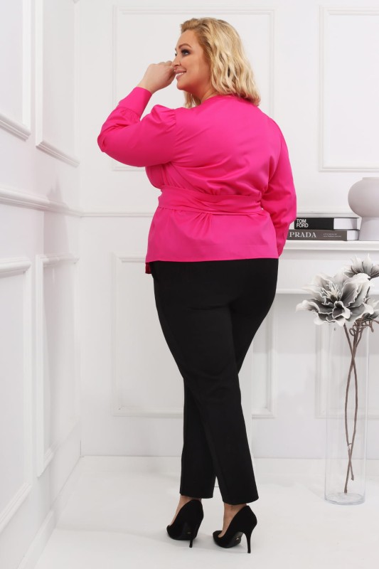 Koszula plus size kopertowa Bri ( r. 44-54)