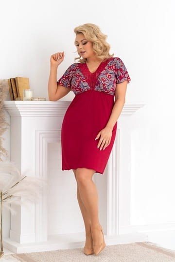 KOSZULKA NOCNA PLUS SIZE RITA ( r. 46-52 ) 
