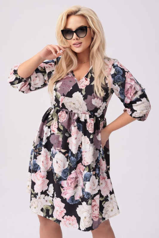 Sukienka w kwiaty BEBI (r. 42-48)