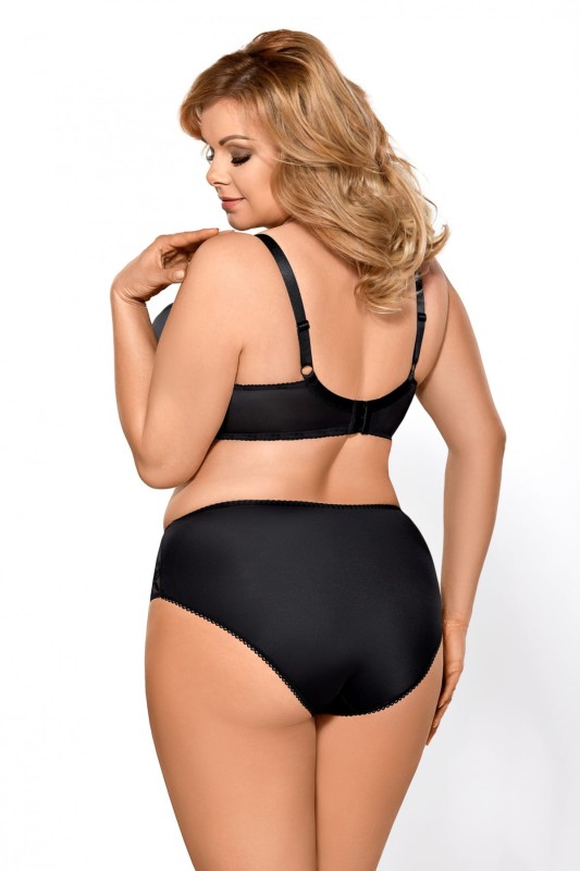 Majtki plus size Victoria K379 Czarne