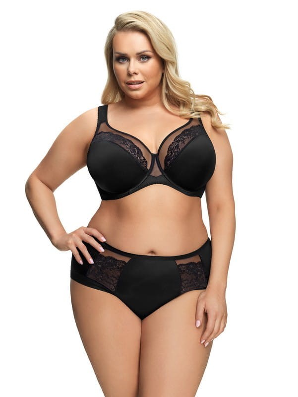 Majtki plus size Luisse K442 Czarne