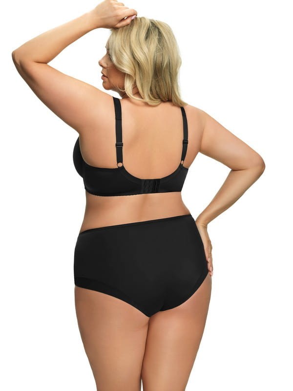 Majtki plus size Luisse K442 Czarne