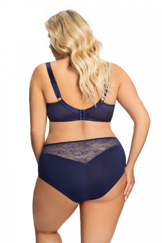 Majtki plus size Blanca K358 Granatowe