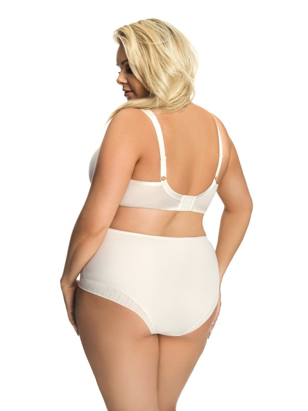 Majtki duże rozmiary Luisse K442 Śmietankowe
